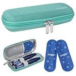 BOMKEE Insulin Cooler Travel Case, Diabetic Insulin Pen Carrying Case Portable Insulin Cooling Bag Organizer for Diabetic Supplies with 2 Ice Pack