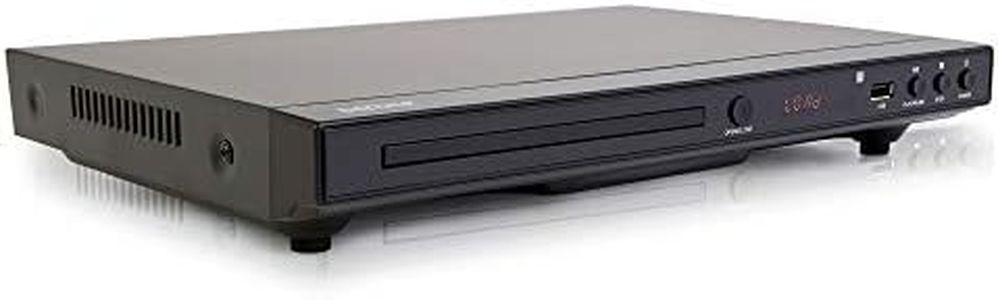 Denver DVH-1245 Multi Region/All Region & Upscaling DVD player 1080p With Display, HDMI, USB & Built-In Dolby Digital Surround Sound Decoder