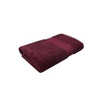 Trident 100% Cotton Towels for Bath | Towels for Bath Large Size | Trident Bath Towel - Soft & Absorbent | 450 GSM | 1 Piece Bath Towel for Men/Women | Urban Comfort | 70 cms x 140 cms - Wine Red