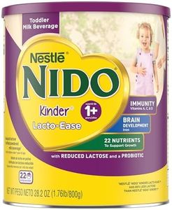 Nestlé NIDO Lacto-Ease Toddler Milk Beverage Powder Mix, Reduced Lactose, Toddler Nutritional Drink, Powdered Milk for Toddlers, 22 Servings per Container, 132 Total Servings, 6 Pack