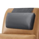 Head Recliner Pillow Adjustable Shredded Memory Foam Headrest Pillow for Recliners,Non-Slip Velvet Cushion for Neck Support Pillow for Travel Home Recliner Sofa Armchair with Zipper Cover