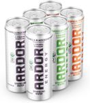 ARDOR ENERGY Sparkling Water 6 pack Sampler. 100mg Organic Caffeine from Green Tea & 200mg Organic L-Theanine (Focus & Calm). No Sugar. No Calories. Vegan. Gluten Free.