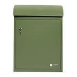 iLoveParcels Medium Parcel Drop Box. Waterproof Safe & Secure Delivery Box For When You're Not Home. Storage Mail Box, Post & Letterbox With Code Lock. Mounted To Wall, Door, Fence Or Floor. (Green)