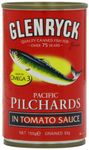 Glenryck Pacific Pilchards in Tomato Sauce 155 g (Pack of 12)