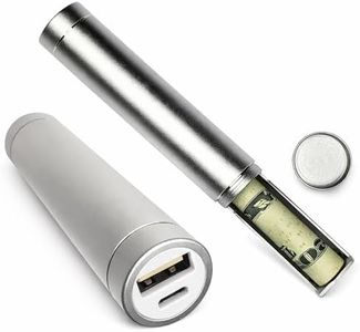 USB Charger Diversion Safe - Realistic Looking USB Charger with Secret Stash Container | Cash Stash Can Secret Compartment Items Hidden Compartment Containers Storage Hiding Places for Valuables