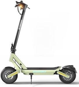 ECOROAD Electric Scooter for Commuter ET6, 800W Motor E-Scooter Up to 35 Miles Range, 10" Air Tires, Top Speed 28MPH, Max Load 330Lbs, Scooter with APP Control, Dual Suspension Green