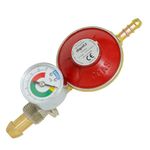 Dapetz ® Female Propane Regulator Hose Universal Grill Regulator Propane Gas Regulator with Pressure Gauge Manometer for Cooking, BBQ, CAMPING, CARAVAN, PLUMBER