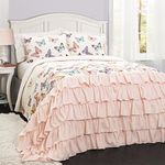 Lush Decor Cute Quilted Bedspread (Full/Queen), Polyester, Pink