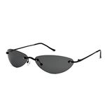 KSXYH The Matrix Neo Costume Polarized Sunglasses for Men and Women Rimless Frame Driving Sun glasses 100% UV Blocking