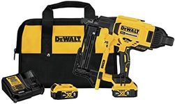 DEWALT 20V MAX* XR Crown Stapler, Cordless Fencing Kit, 9GA (DCFS950P2)