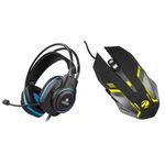 ZEBRONICS Jet Premium Wired Gaming On Ear Headphone with LED Light for earcups, 40mm Neodymium Drive