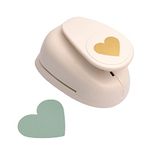 Vaessen Creative Craft Paper Punch - Heart - 4,1 x 4,9 cm - Circle Cutter for Crafting and Card Making