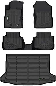 HAFIDI® Floor Mats & Cargo Liner Set Fit for 2024 2025 Subaru Crosstrek & 2024 2025 Subaru Impreza All Weather Protection TPE Anti-Slip Automotive Full Set Floor Liners Custom Accessories - Black