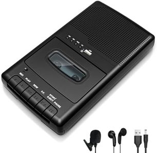 Portable Cassette Player Recorder .Built-in Speaker to Listen to Cassettes