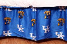 College Covers Kentucky Wildcats Printed Dust Ruffle, Full