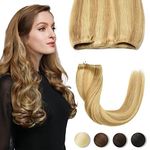 Yamel Invisible Wire Hair Extension Highlight 20 inch Human Hair Fish Line 1 Piece Real Human Hair Secret Extensions