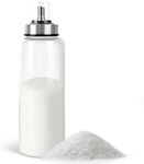 Loscarol Sugar Dispenser with Pour Spout & Lid, 17 oz Glass Sugar Shaker Jar for Coffee Bar,Tea & Baking, Commercial Quality Sealed Sugar Container for Sugar, Honey, Syrup for Home Kitchen
