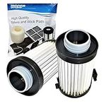 HQRP 2-Pack Washable Filter compati
