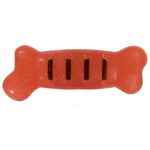 Starmark Treat Ringer FlexGrip Bone Large,Red