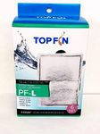 Top Fin Silenstream Large PF-L Filter Cartridges Refill for PF30, PF40 and PF75 Power Filters 6.5in x 4.5in - (6 Count)