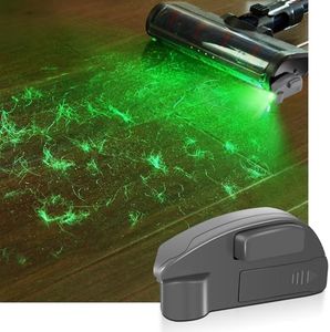 QPDZ Vacuum Cleaner Dust Detection Light, Green Light Attachment, Reveal Micro Dust Display Pet Dog Cat Hair, Upgrade Vacuum Accessories Universal Lamp