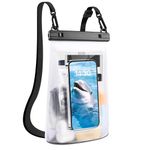 Large Waterproof Phone Pouch, Floating Dry Bag for iPhone 14/13/12/11 Pro Max, Galaxy S22/S21 - Large Capacity Waterproof Bag with Sunscreen & Glasses Storage - 【Oversize】Dry Bag for Water Activities