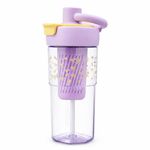 Vasukie 750ml Kids Water Bottle with Detachable Food Infuser | BPA-Free, Food Grade & Leakproof | Freezer & Fridge Safe | Durable & Stylish School Bottle (Star Bottle)