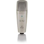 Behringer C-1U Studio Condensor Microphone, Compatible with PC and Mac