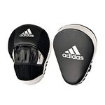 Adidas Hybrid 150 Focus Mitts for Boxing Striking Training, In Black