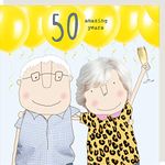 Rosie Made A Thing Amazing Years 50th Anniversary Greeting Card Humour Cards GF213