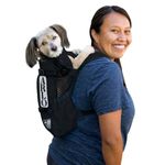 K9 Sport Sack | Dog Carrier Adjustable Backpack (Small, Air 2 - Charcoal Grey)