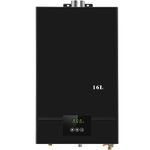 Tankless Water Heater Natural Gas,4.21GPM 16L Indoor,Instant Hot Gas Water Heater,Constant Natural Water Heater with Fahrenheit Digital Display,Multi-Protection (Black)