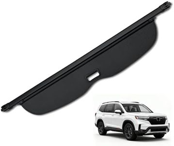 MIALUTY® Cargo Cover for 2019-2024 Honda Passport Retractable Trunk Cover Passport Accessories Anti-Peeping Anti-Theft Privacy Screen,Trunk Luggage Shield Shade Carbon Fiber Texture