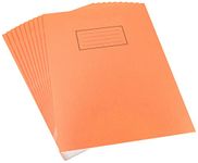 Silvine SV43514 Exercise Book, Orange, 5 mm Squares, A4 (Pack of 10)