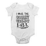 Shopagift I Have the Coolest Gramps Ever Baby Grow Vest Bodysuit