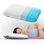 Frido Ultimate Deep Sleep Pillow | King Size 4 Inch Height | Orthopedic Grade Gel Memory Foam for Neck & Shoulder Pain Relief, Includes Bamboo Pillow Cover, Pack of 1, White