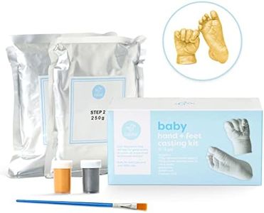 chuckle - Baby Handprint & Footprint Casting Kit, 3D Moulding Gift Set, Memories, Keepsakes, for Kids or Newborn, Baby Shower Presents