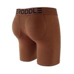 BRODDLE Mens Package and Butt Padded Underwear Enhancing Boxer Briefs…, Dark Brown, X-Large