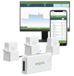 Emporia Vue 3 Commercial 3-Phase Smart Energy Monitor - Business and Home Automation Device with Real Time Electricity Usage Monitor, Power Consumption Meter, Solar and Net Metering