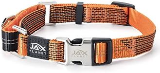 Colorful Martingale Collar for Dog Training - Safe & Humane Reflective Dog Collar for No Pull Training, Walking-Heavy Duty D-Ring, Quick-Release Buckle, (Orange C2)