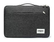 Kinmac 360° Protective Waterproof Laptop Case Bag Sleeve with Handle for MacBook Pro 16, and 15 inch-15.6 inch Laptop (Black)