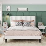 Allewie Queen Bed Frame, Velvet Uph