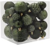 Christmas Ball Ornaments Dark Green