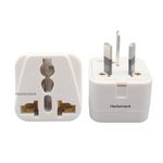 Hackensack Australia, New Zealand Travel Plug Adapter, Grounded Universal (Type-I) Plug (HS 5050) Adapter AU to US Adapter - Ultra Compact for Australia, New Zealand, China and More (Pack of 1)