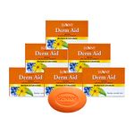 Sunny Derm Aid Soap Enriched With Goodness of Thuja, Aloevera & Calendula For Rashes and Infection Free Skin | Counters Dry, Chapped Skin and Keeps Skin Healthy & Radiant For Men & Women 75gm(Pk 6)