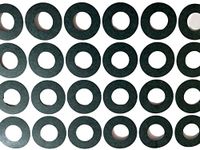 Electrical Insulating Adhesive Mat for Battery Cell Terminal Insulation-for 18650 & 32650 - Pack of 250(250Rings) (18650)