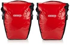 Ortlieb Back-Roller City Bicycle Bag (1 Pair) - Black/Red, 40 Litre