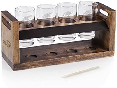 NFL Atlanta Falcons Craft Beer Four Glass Tasting Set, unisex, NFL Philadelphia Eagles Craft Beer Four-Glass Tasting Set, 601-05-512-243-2, Brown