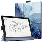 Fintie Trifold Case Compatible with BOOX Note Air 2 (2021) & BOOX Note Air 2 Plus (2022) Tablet 10.3 inch - Ultra Lightweight Slim Shell Foldable Stand Cover with Auto Sleep/Wake, Ocean Marble