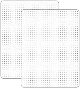 Office Chair Mat for Carpet Floor, 2 Pack 36" x 48" Chair Mat, Slip Resistant Heavy Duty Under Desk Protector Carpeted Floors Mats, Rolling Computer Mats with Studs for Office Low Pile Carpets